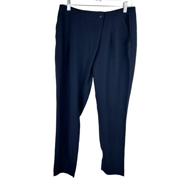 Anthropologie Cartonnier Crossover Flap Flat Front Trouser Size 6 EUC - Picture 1 of 5